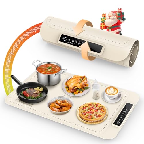 Rollable 4-Level Heating Food Mat