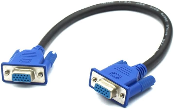15Pin D-Sub Short Video Cable VGA Male to Male & Female Extended line 30cm 300CM 1.5m 5m for Computer TV Projector Monitor(VGA Male-Female,5m)