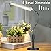Grow Lights for Indoor Plants 10 inch Lamp Full Spectrum Desk LED Grow Light with Base For Indoor Plant Growing Lamp, Adjustable Gooseneck, Suitable Plants Growth (Without USB Plug) (105 LEDS)