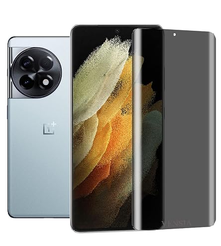 COVERGALLARY 1 Pack – OnePlus 11R 5G Privacy Screen Protector TPU Film Anti-Scratch Bubble-Free [Support Fingerprint Unlock] for OnePlus 11R 5G-NOT TEMPERED GLASS