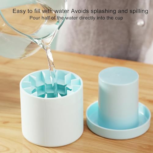 Molde de silicona para cubitos de hielo 3D 2 piezas miniatura 6