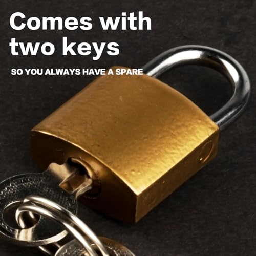 Image of 12 Pcs Mini Suitcase Locks with Different Keys Small Keyed Padlocks | Toolbox Backpack Boxes Travel Bags Locker Locks