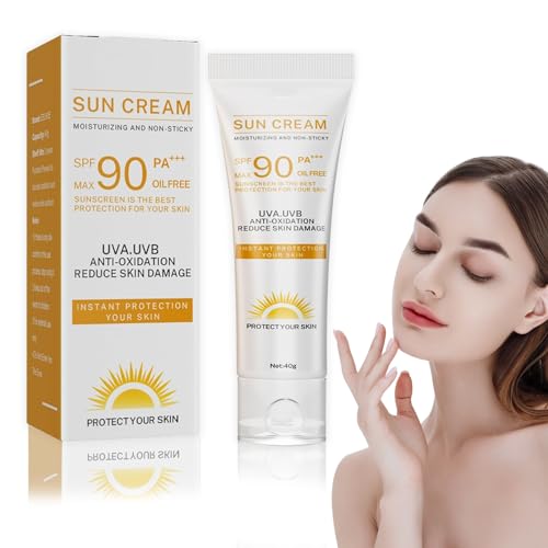YANINEE SPF 90 PA+++ Sunscreen Face, protector solar SPF 90, protección solar con protección UV hidratante