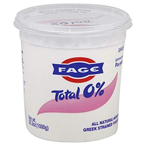 Fage Total Greek 0% Greek Yogurt, 35.3 Ounce (Pack of 6)