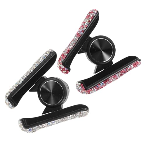 2 pezzi per Telefono Auto con Strass per Design Elegante e Sicuro per Donne da Bianco Rosa