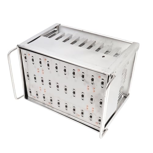 Moldes para helado de acero inoxidable 304 plata con 30 piezas grandes para uso en casa y negocio 8