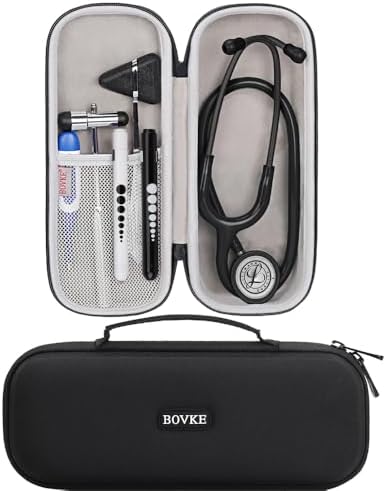 BOVKE Case for 3M Littmann Classic III/Cardiology IV – Black