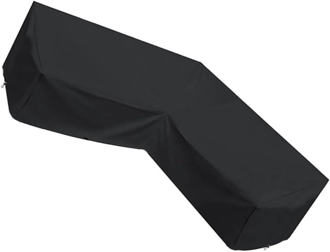 HANABASS Shaped Patio Furniture Cover Oxford Fabric Heavy Duty Outdoor Sofa Protector for Sectional Couch Uv Resistant Windproof Easy Installation