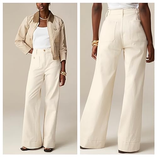 Generic Wide Leg Jeans for Women High Waisted Stretchy Straight Leg Jeans sailor jeans for women stretchy jeans for women2