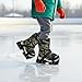 Jorzer .1 PairToddler Ice Skates, Adjustable Kids Ice Skates with Strong Belt Buckle for Winter Toddler Beginner Training Aid Shoes, Black Sporting_Goods.