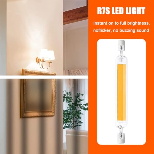R7S LED 78mm 10W dimmbare Lampe für Halogenlampen Ersatz