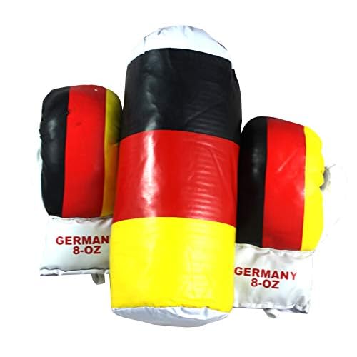 Lisaro Boxsack Kidds-Star Ca.2 kg, inkl. Boxhandschuhe mit Deutschland Flage.
