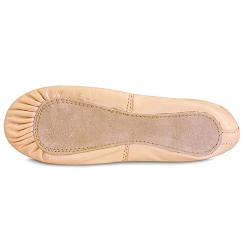 Danshuz Girl's Economy Student Ballet Flats Pink Leather Dance Shoes 7.52