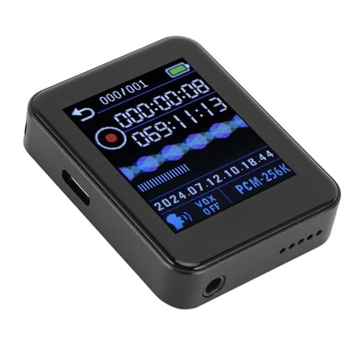 Yechiry Voice Recorder, Voice Activated Recording -Gerät, Digitaler -Rekorder mit Intelligenter Geräuschreduzierung, Zeitgesteuerte Aufzeichnung, Automatische Speicherung von Vorträgen, (8GB)