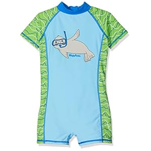 Playshoes Jungen Badehose UV-Schutz Bade Einteiler Robbe