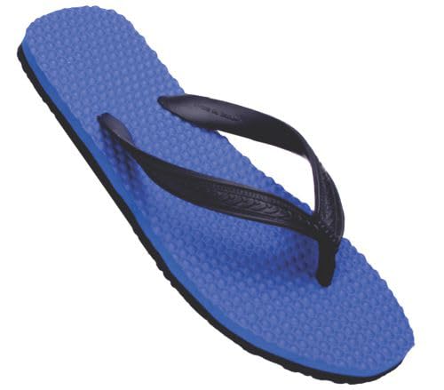 Prime Men's Flip Flops Made with 100% Natural & Durable Rubber for All Weather | Comfortable Hawai Chappals | Regular Wear Slippers (Grey)-image-40
