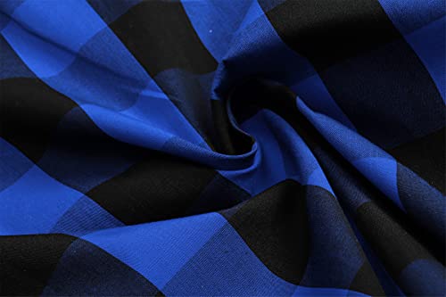 Image of SANGTREE Summer Button Down Shirts Cottn Tops for Men Women Boy Girl