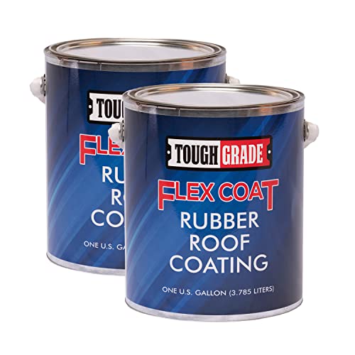 Toughgrade Flex Coat Rubber Roof Coating | Rv Rubber Roof Coating | Rv Epdm, Tpo, Pvc Repair | Rv Roof Sealant (2) #TOP4