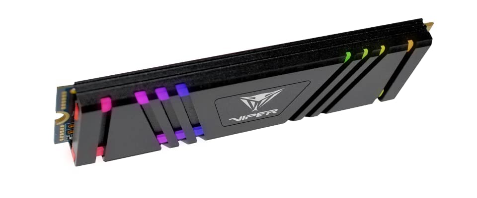 Image of Patriot Memory Viper VPR400 1TB Internal RGB SSD W /HS NVMe PCIe Gen 4x4 M.2 2280 Solid State Drive VPR400-1TBM28H