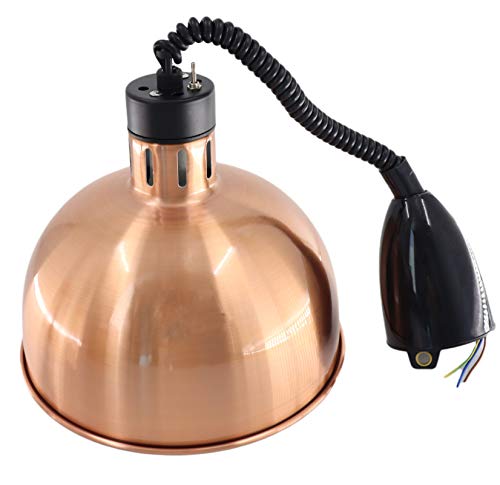 Food Heat Lamp Food Warmer Lamp With 250W Lamp 60-180cm Length Buffet Food Heat Preservation Chandelier 290mm Lampshade - Thumbnail 2