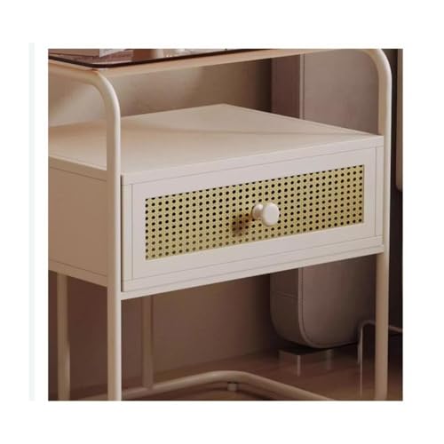 Table de nuit en fer pour stabiliser vos lampes et ranger vos livres de chambre