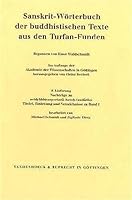 Sanskrit-Worterbuch Der Buddhistischen Texte Aus Den Turfan-Funden: Nachtrage Zu Avidyabhisamcetana-Hetoh / Audarika. Titelei, Einleitung, Verzeichnis 3525261306 Book Cover