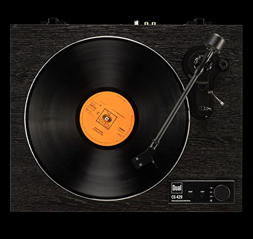 Image of Dual CS429 Fully Automatic Belt‑Drive Turntable with Ortofon 2M Red Cartridge, 33 /45 /78 RPM, Black