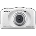 Nikon COOLPIX S33 13.2MP Waterproof Shockproof Freezeproof Digital Camera (White)(Certified Refurbished)