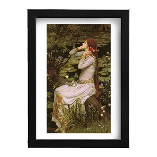 Impression d'art sans reflet Ophelia 1894 encadrée grand format