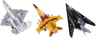 Alloy Planes Pull Back Airplane Aircraft Model Toys with Stealth Bombers