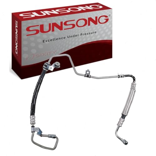 Sunsong 3401197 Power Steering Pressure Line Hose Assembly