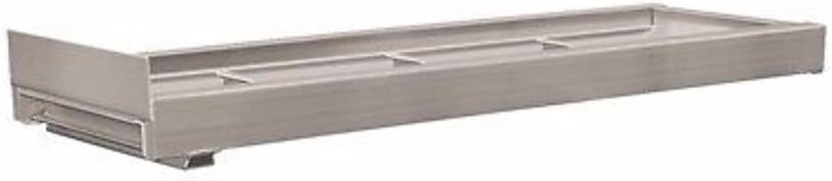 JIF Marine 5-Step Under Deck Pontoon Ladder – Round Front Mount Aluminum Boarding Ladder with Fold-Away Design and 300 lb Capacity