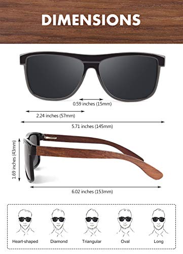 GQUEEN Occhiali da Sole da Uomo Donna Classici