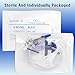 10 Pack Urinary Drainage Bag with Anti-Reflux Valve, Catheter Urine Bag with 2000 mL Volume, 48