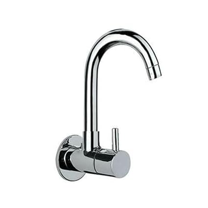 Shaurya Wall Mounted Kitchen Sink Cock Faucets Taps for Kitchen Sink/Basin Taps with Wall Flange & Teflon Tape