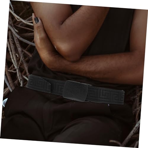 Men's Outdoor Belt Versatile Stretch Belt for Men Plastic Buckle Elastic and Reusable for Camping3