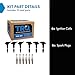 TRQ Ignition Coil & Spark Plug Kit Iridium 12 Piece Compatible with 2020-2023 Hyundai Palisade 2018-2020 Kia Sorento 3.3L 2018-2021 Sedona 2018-2020 Genesis G80 3.8L 2020-2021 Telluride