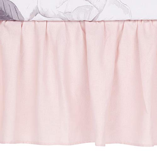 image for Lambs & Ivy Floral Garden Watercolor/Pink Linen 5-Piece Baby Crib Bedd