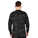 Rothco Long Sleeve Henley T-Shirt (US, Alpha, Medium, Regular, Regular, Midnight Black Camo)