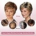 REECHO Hair Topper for Women - 100% Japanese Revolutionary Fiber Short Toupee Wiglet Topper Hairpiece for Women with Thinning Hair Loss Lightweight Large Base for Full Coverage - Grey