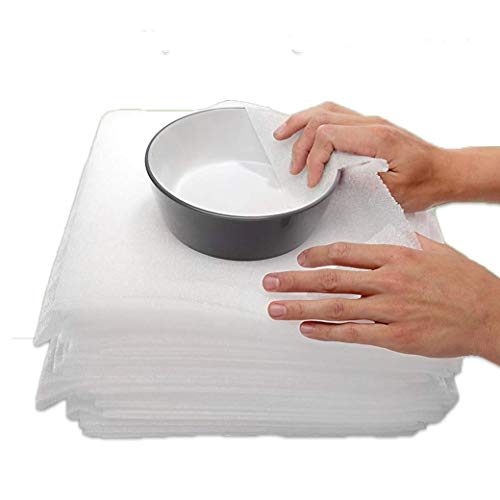 Mighty Gadget 1212116 CUSHIONING FOAM SHEETS 100 Pack Premium Cushioning Foam Wrap Sheets 12X12X1/16 Inch Packing Foam Sheets thumb #1