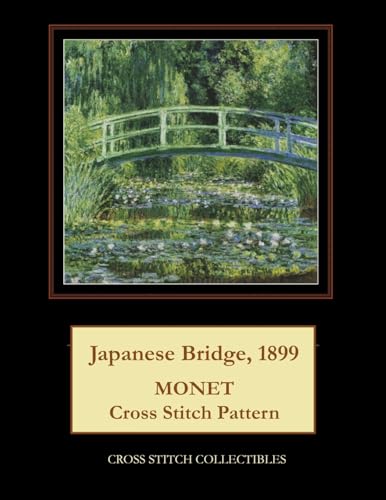 Japanese Bridge, 1899: Monet cross stitch pattern