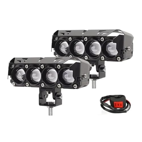 Feux brouillard de moto bicolore LED pour ne plus craindre le brouillard