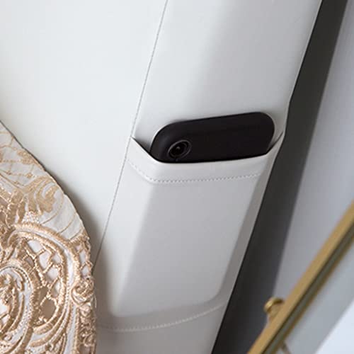 Hdgz Bed Headboard Cover Dustproof Soft Protector Pu Artificial Leather Fabric, For Sewing Diy Handicraft Background Wall Bedside Sofa Chair Seat Cover (Color : Black, Size : 150Cm) #TOP4