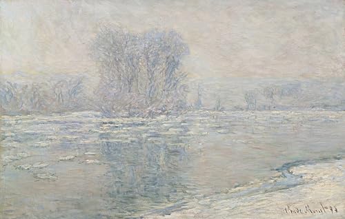 Pintura mural en lienzo de Claude Monet: renueva tus paredes vacías con arte de 60x90cm