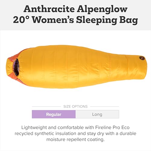 Big Agnes Anthracite - Bolsa de Dormir, 20 Grados, Regular (Mujer) miniatura 2