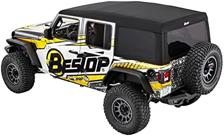 Bestop Supertop Ultra - '18-20 Wrangler JL 4-Door (Black Twill) 5...