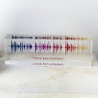 Artblox Soundwave Art Custom Gifts | Any Recording or Song On Acrylic Block