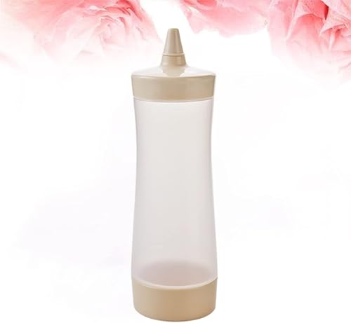 Miniatura 2 de UPKOCH Dispensador de salsa de ensalada, 3 unidades, botellas de salsa de plástico para apretar, botellas de condimento, tapa de ketchup para