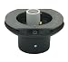Solo Lights Black Aluminum Wing Clip Post Top Fitter for 3' Post. Fits Globes and Acorns with a 5.25inch Neckless Globe Opening.